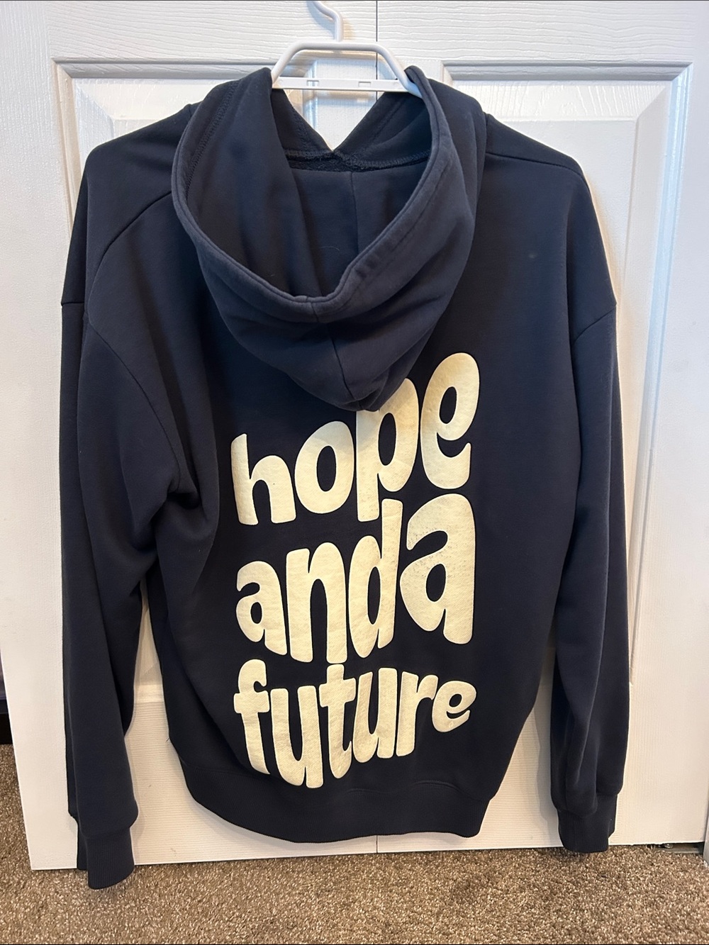 Navy Graphic Hoodie
